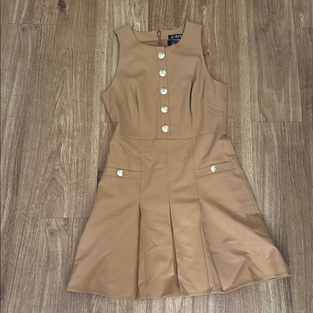 J. Crew Tan Sleeveless Mini Dress